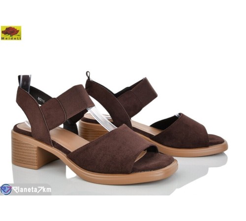Босоніжки жіночі на літо (8 пар р.36-40) коричневий  "Mei De Li"