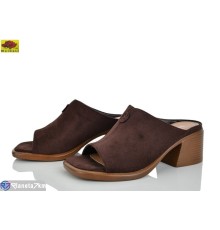 Шлепки жіночі на літо (8 пар р.36-40) коричневий  "Mei De Li"