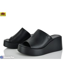 Шлепки жіночі на літо (8 пар р.36-40) чорний  "Mei De Li"