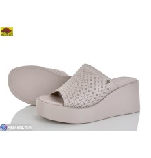 Шлепки жіночі на літо (8 пар р.36-40) бежевий  "Mei De Li"