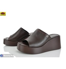 Шлепки жіночі на літо (8 пар р.36-40) коричневий  "Mei De Li"