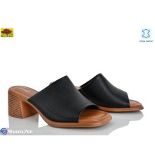 Шлепки жіночі на літо (8 пар р.36-40) чорний  "Mei De Li"