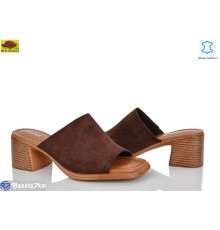 Шлепки жіночі на літо (8 пар р.36-40) коричневий  "Mei De Li"