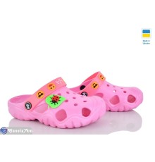 Кроки дитячі на літо (8 пар р.28-35) рожевий  "LIBERTE"