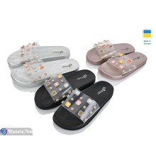 Шлепки жіночі на літо (19 пар р.36-41) мікс  "LIBERTE"