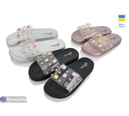 Шлепки жіночі на літо (19 пар р.36-41) мікс  "LIBERTE"