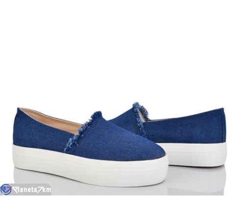 Сліпони жіночі на весну/осінь (8 пар р.36-40) синій  "LIBERTE"