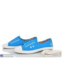 Кеди жіночі на весну/осінь (10 пар р.36-41) блакитний  "LIBERTE"