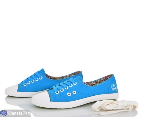 Кеди жіночі на весну/осінь (10 пар р.36-41) блакитний  "LIBERTE"