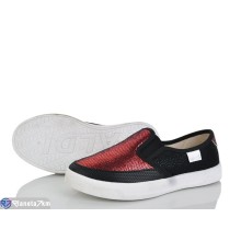 Сліпони дитячі на весну/осінь (6 пар р.31-36) червоний  "LIBERTE"