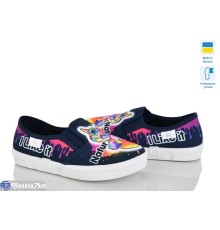 Сліпони дитячі на весну/осінь (7 пар р.26-32) синій  "LIBERTE"