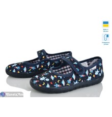 Тапки дитячі на літо (6 пар р.28-31,5) синій  "LIBERTE"