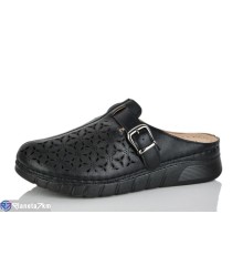 Шлепки жіночі на літо (8 пар р.37-42) чорний  "Terona"