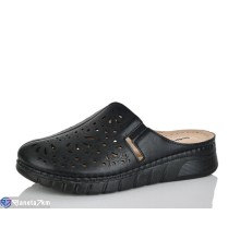 Шлепки жіночі на літо (8 пар р.37-42) чорний  "Terona"