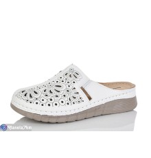 Шлепки жіночі на літо (8 пар р.37-42) білий  "Terona"