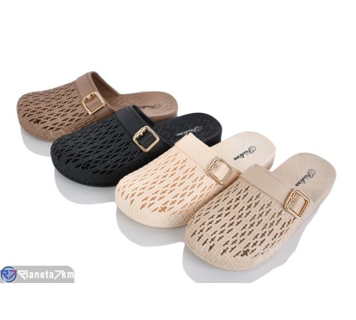 Шлепки жіночі на літо (20 пар р.37-41) мікс  "LEVLU"