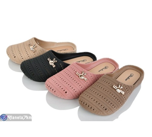 Шлепки жіночі на літо (20 пар р.37-41) мікс  "LEVLU"