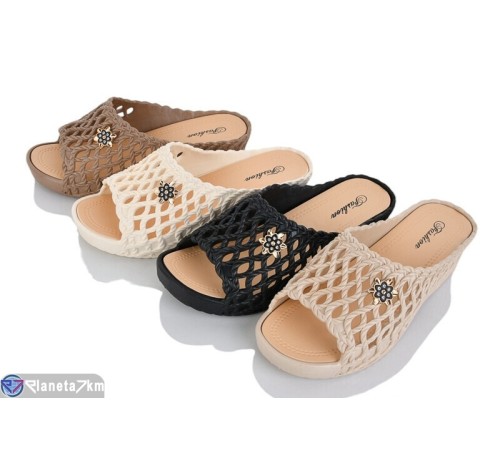 Шлепки жіночі на літо (20 пар р.37-41) мікс  "LEVLU"