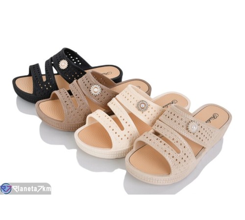 Шлепки жіночі на літо (20 пар р.37-41) мікс  "LEVLU"