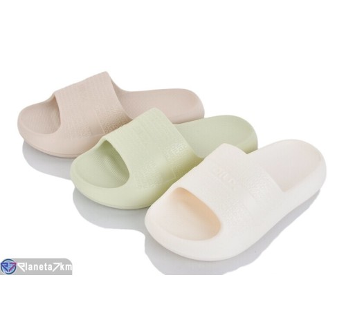 Шлепки жіночі на літо (12 пар р.36-41) мікс  "LEVLU"