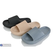 Шлепки жіночі на літо (12 пар р.36-41) мікс  "LEVLU"