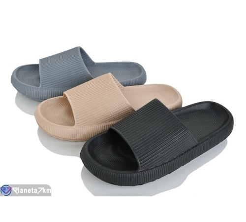 Шлепки чоловічі на літо (12 пар р.42-47) мікс  "LEVLU"