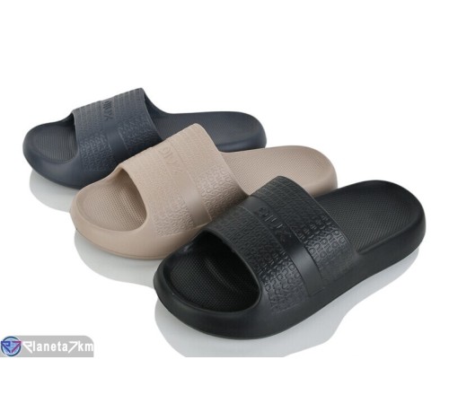 Шлепки чоловічі на літо (12 пар р.40-45) мікс  "LEVLU"