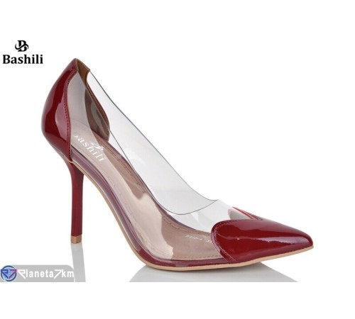 Туфлі жіночі на літо (6 пар р.36-41) бордовий  "Башили"