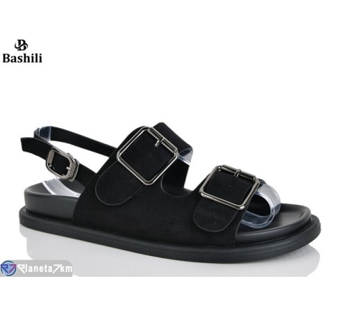 Босоніжки жіночі на літо (6 пар р.36-41) чорний  "Башили"