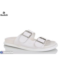 Шлепки жіночі на літо (6 пар р.36-41) білий  "Башили"