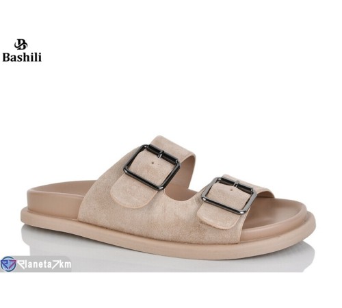 Шлепки жіночі на літо (6 пар р.36-41) бежевий  "Башили"