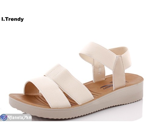 Босоніжки жіночі на літо (8 пар р.36-41) бежевий  "Trendy"