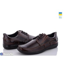 Туфлі чоловічі на весну/осінь (8 пар р.40-45) коричневий  "OLLA"