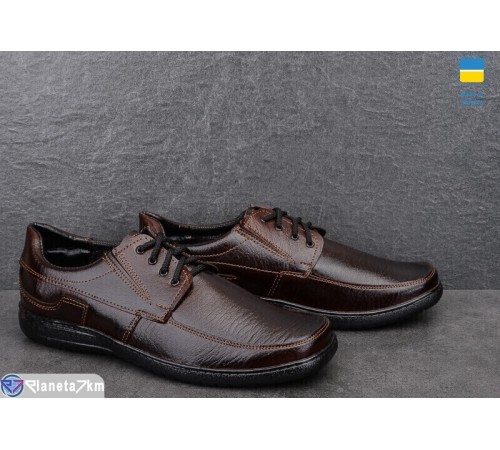 Туфлі чоловічі на весну/осінь (8 пар р.40-45) коричневий  "OLLA"