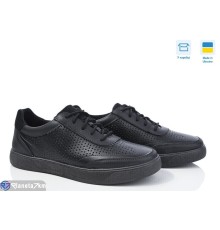 Кросівки чоловічі на весну/осінь (6 пар р.41-45) чорний  "OLLA"