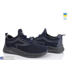 Кросівки чоловічі на літо (6 пар р.41-45) синій  "OLLA"