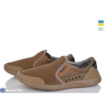 Кросівки чоловічі на літо (8 пар р.40-45) коричневий  "OLLA"