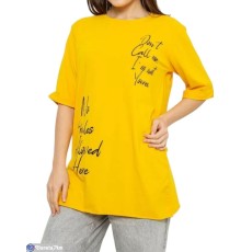 Футболка жіноча на літо (4 шт. р.сетка S-M) жовтий  "Masari"