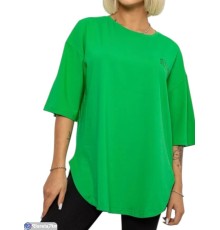 Футболка жіноча на літо (4 шт. р.сетка L-XL) зелений  "Masari"