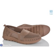 Сліпони жіночі на літо (8 пар р.37-42) коричневий  "Normashoes"