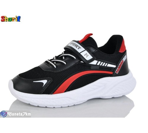 Дитячі кросівки на весну/осінь (8 пар р.31-35) чорний  "Sharif"