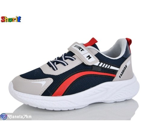 Дитячі кросівки на весну/осінь (8 пар р.31-35) синій  "Sharif"