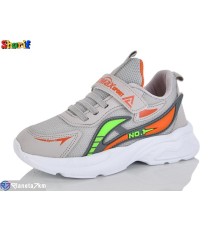 Дитячі кросівки на весну/осінь (8 пар р.31-35) сірий  "Sharif"