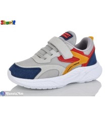 Дитячі кросівки на весну/осінь (8 пар р.31-35) сірий  "Sharif"