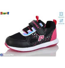 Дитячі кросівки на весну/осінь (8 пар р.21-25) чорний  "Sharif"