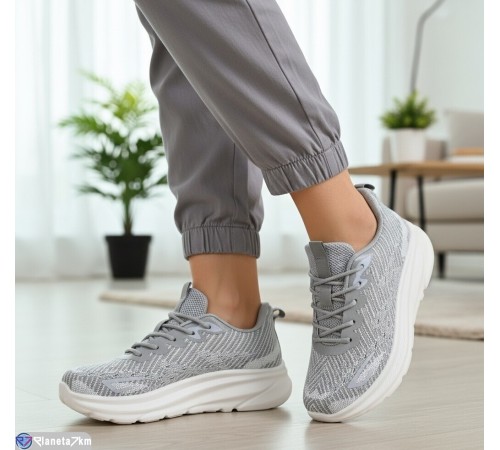 Кросівки жіночі на весну/осінь (8 пар р.36-41) сірий  "KULIBABA"