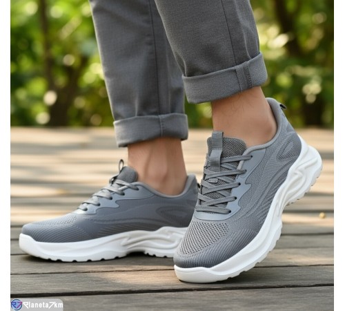 Кросівки чоловічі на весну/осінь (8 пар р.40-45) сірий  "KULIBABA"