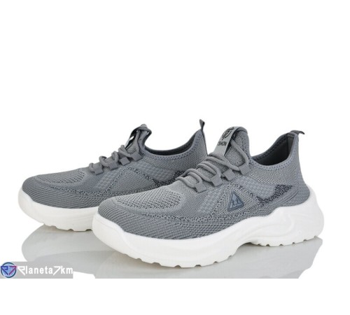 Кросівки чоловічі на літо (8 пар р.40-45) сірий  "KULIBABA"