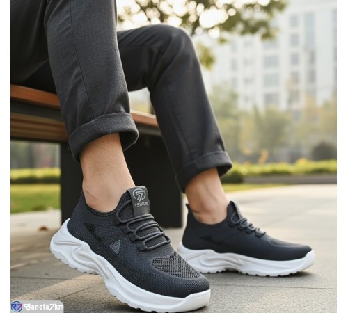 Кросівки чоловічі на літо (8 пар р.40-45) сірий  "KULIBABA"