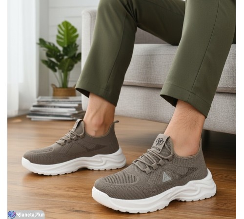 Кросівки чоловічі на літо (8 пар р.40-45) хакі  "KULIBABA"